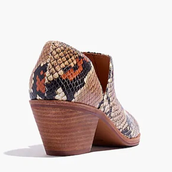 Madewell The Gloria Shoe Boot in Snake Embossed Leather Size 8.5 New - Picture 2 of 11
